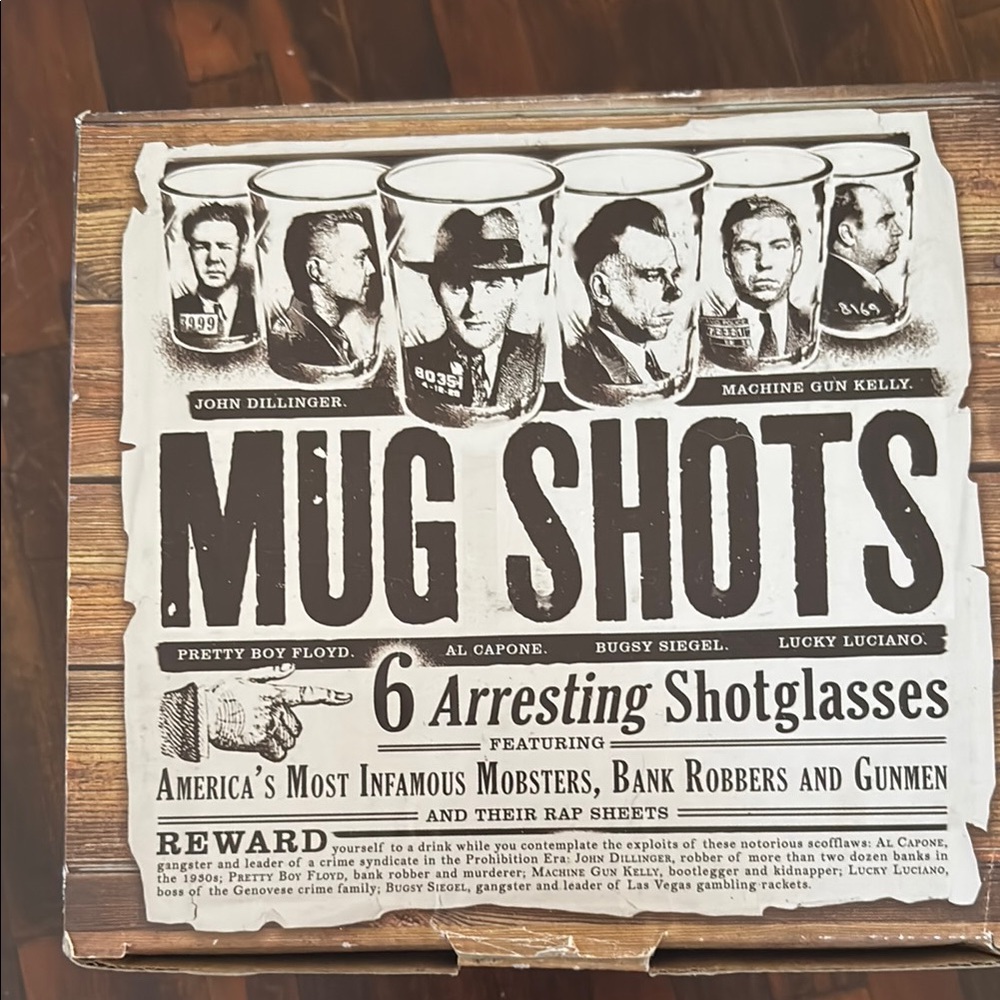 Mug Shots Shot Glass Set